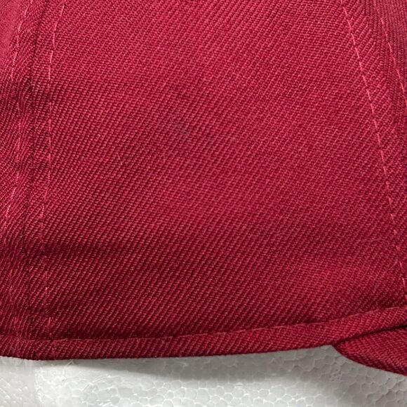 Chicago Blackhawks Hat Cap New Era NHL Hockey 6 Panel Wool Snapback Maroon Red - Picture 6 of 13